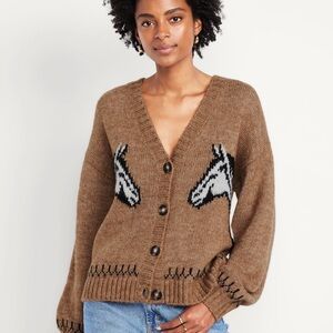 NWT SOLD OUT horse wool blend cardigan
